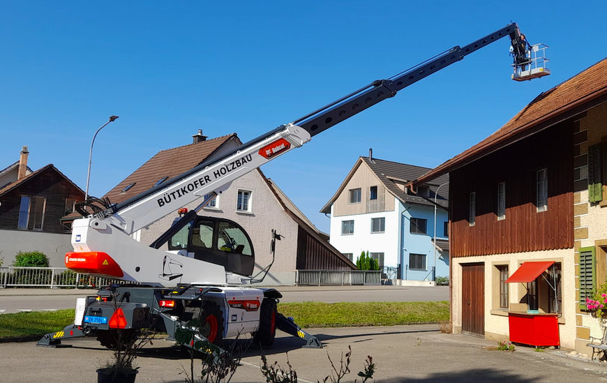 Bobcat Rotary Telehandler Supports Great Heights Roofing and Restoration Projects